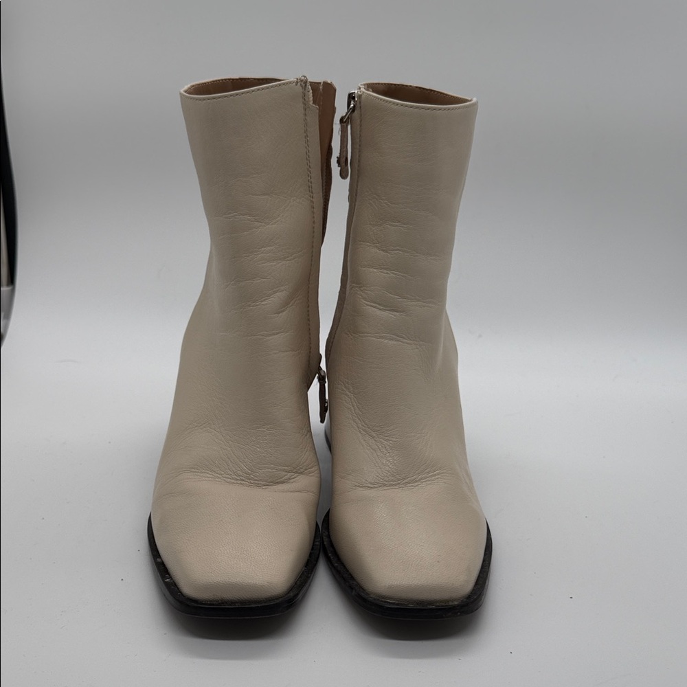 Sam Edelman Cream Ankle Booties 7 1/2